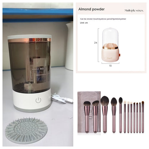 Women Eye Shadow Brush Cleaning Tool Portable Electric Makeup Brush