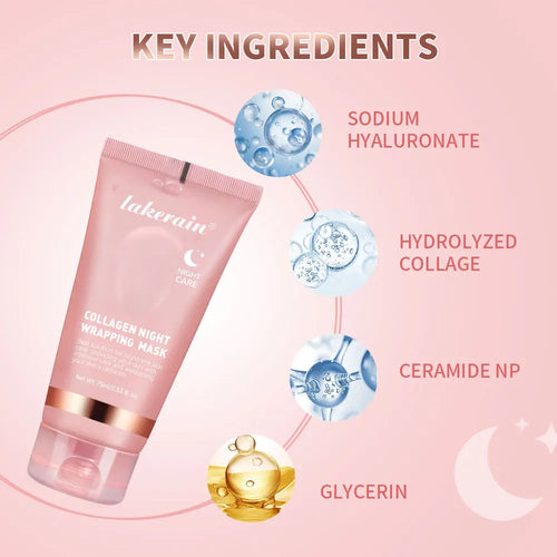 Collagen Jelly Cream Hydrolyzed Collagen Overnight Facial Mask